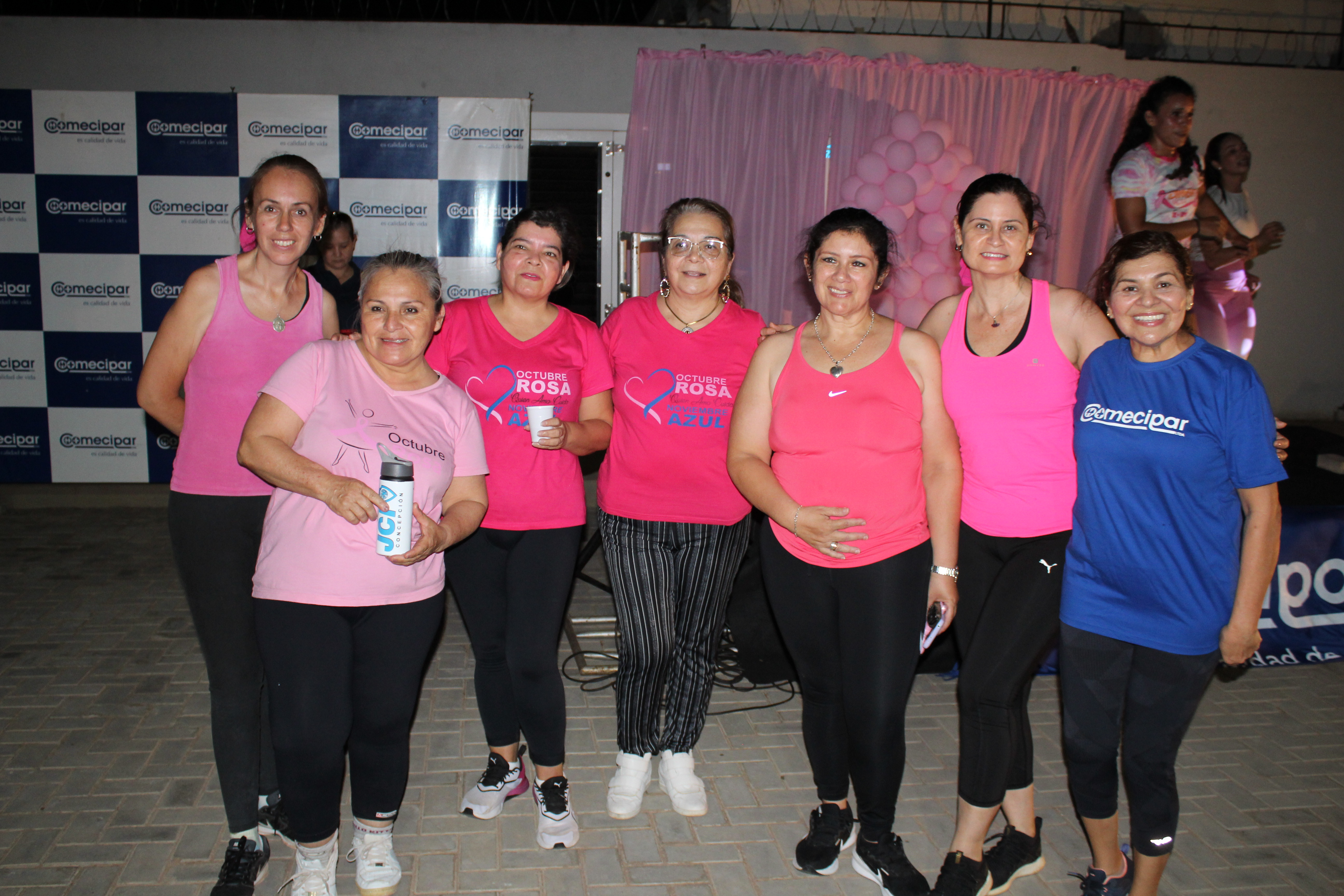 Encuentro de zumba por octubre rosa
